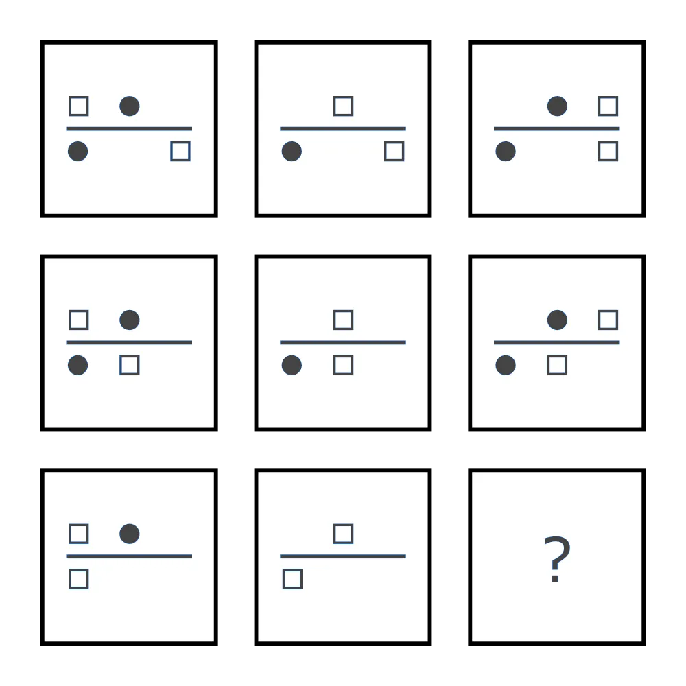 Choose the missing shape.