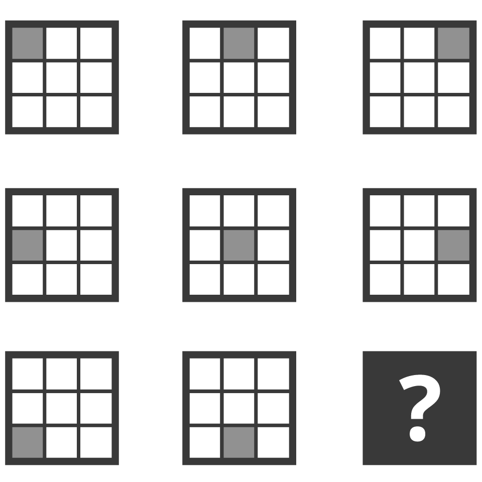 Choose the missing shape.