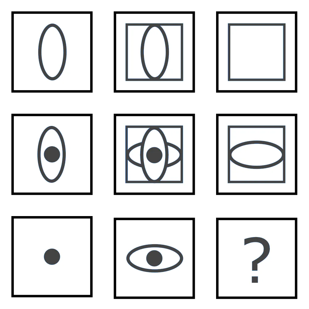 Choose the missing shape.