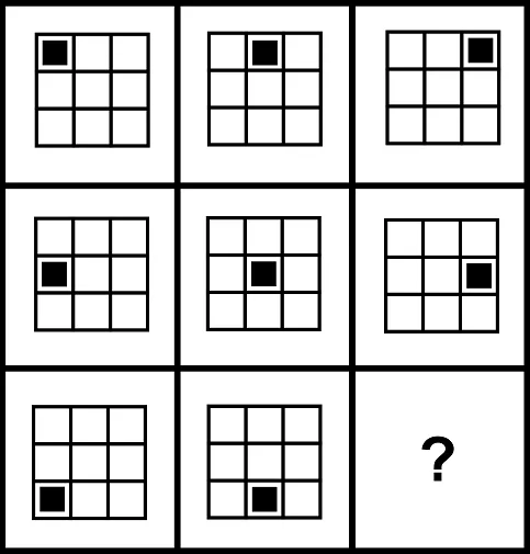 Choose the missing shape.
