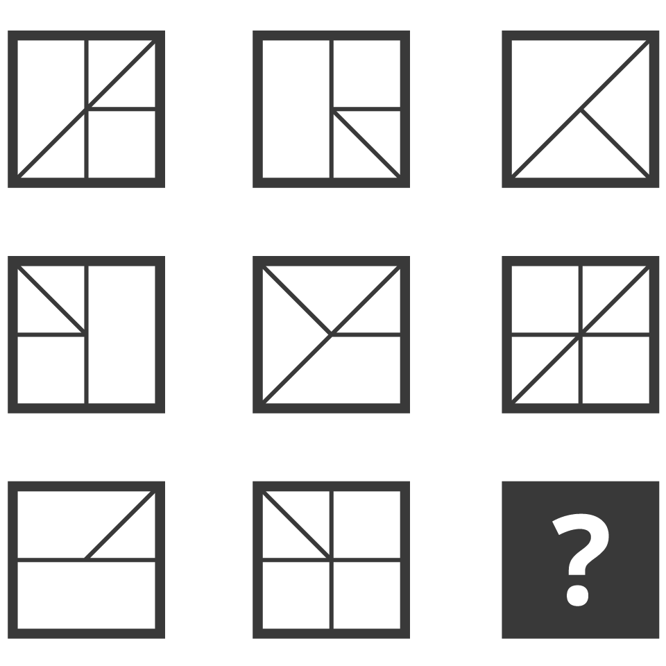Choose the missing shape.