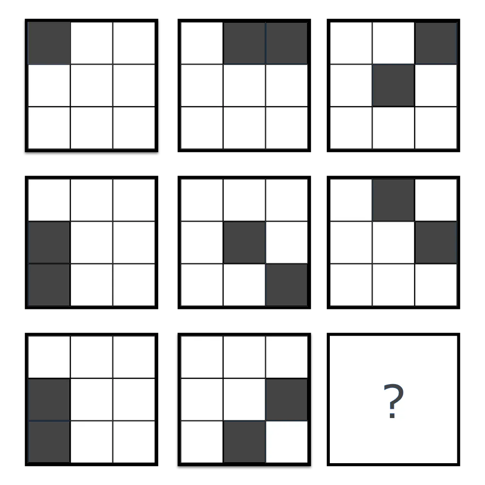 Choose the missing shape.