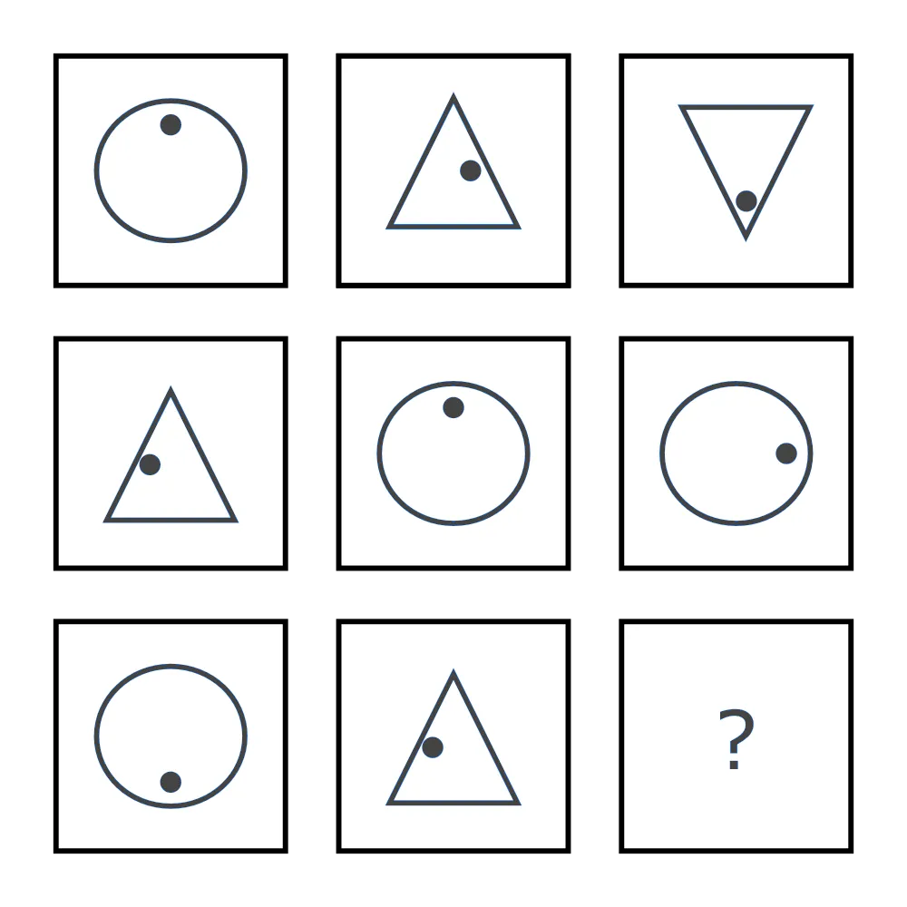 Choose the missing shape.