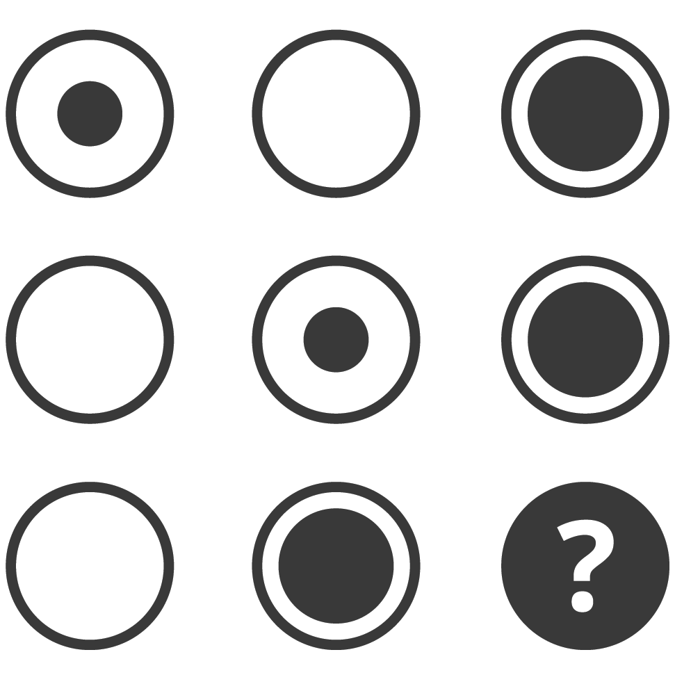 Choose the missing shape.