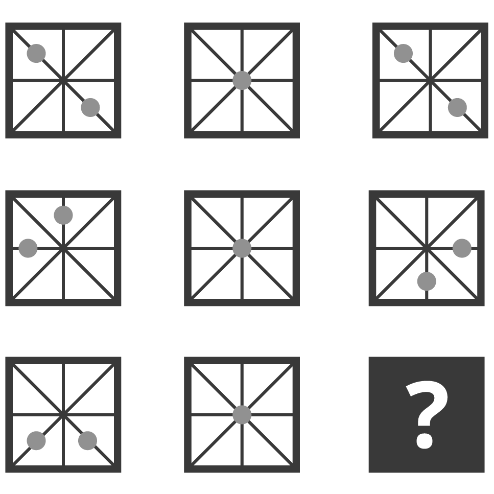 Choose the missing shape.