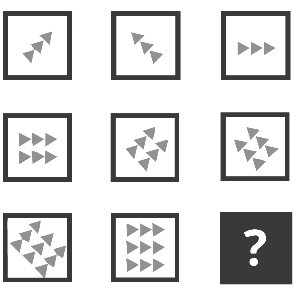 Choose the missing shape.