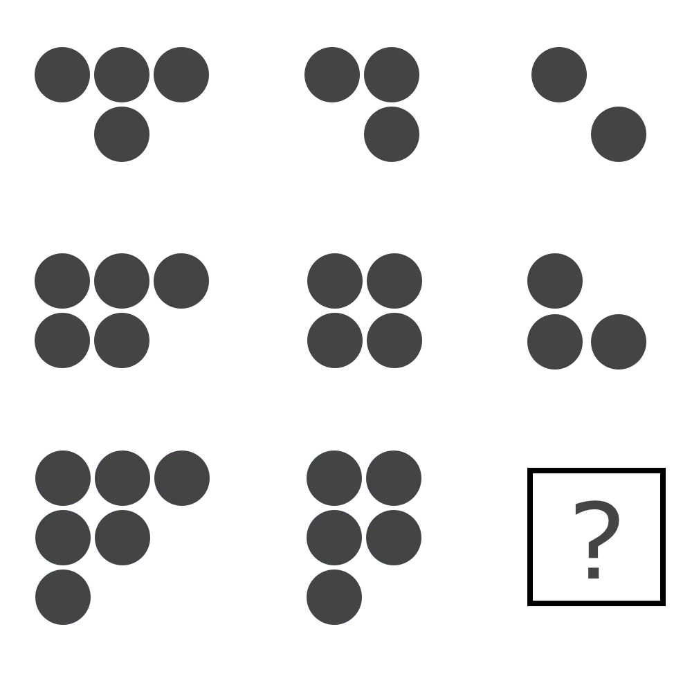 Choose the missing shape.