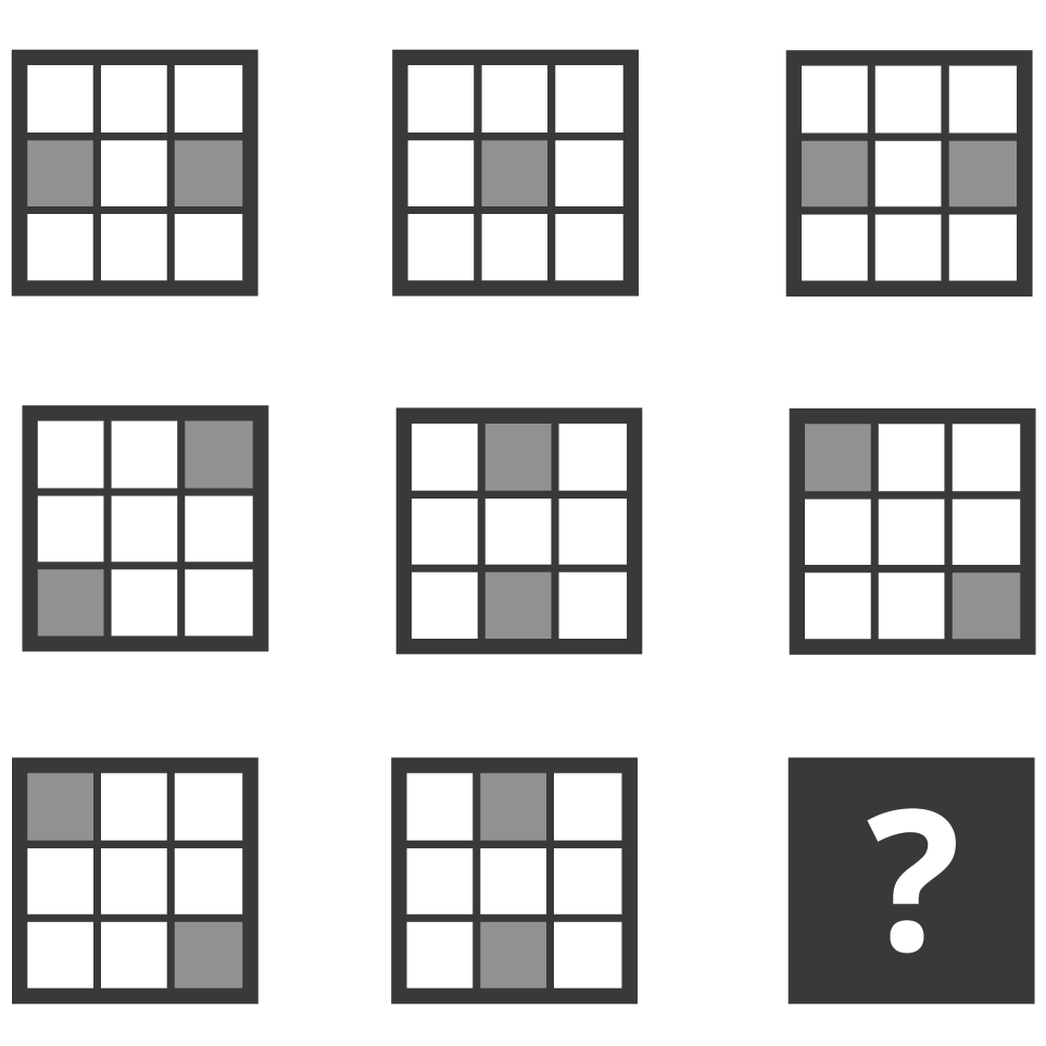 Choose the missing shape.