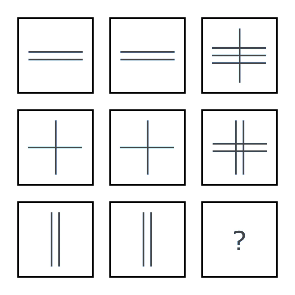Choose the missing shape.