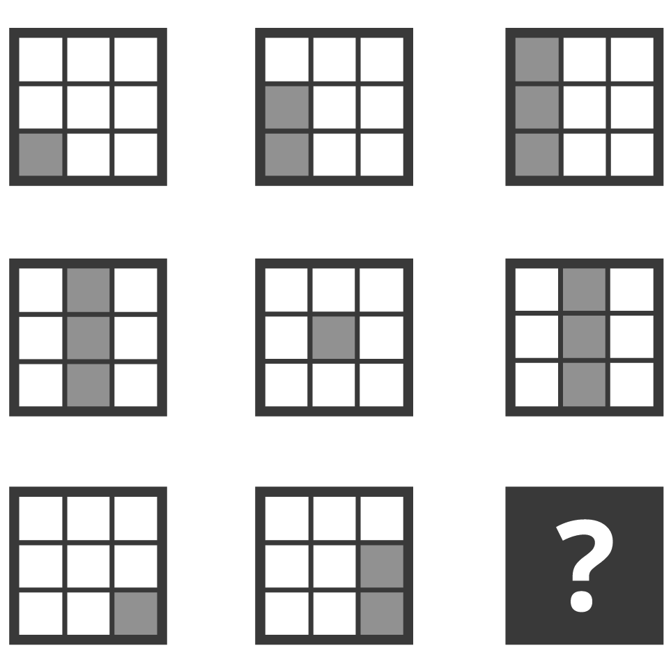 Choose the missing shape.