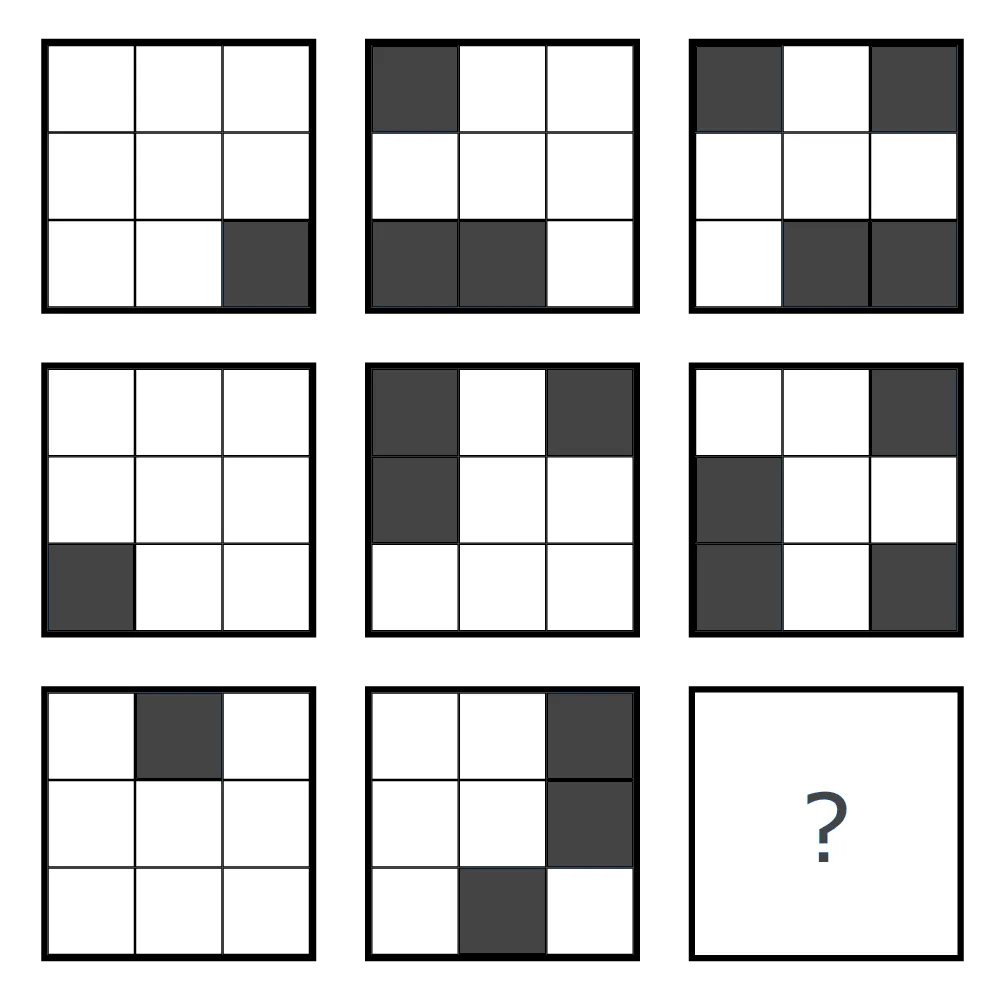 Choose the missing shape.