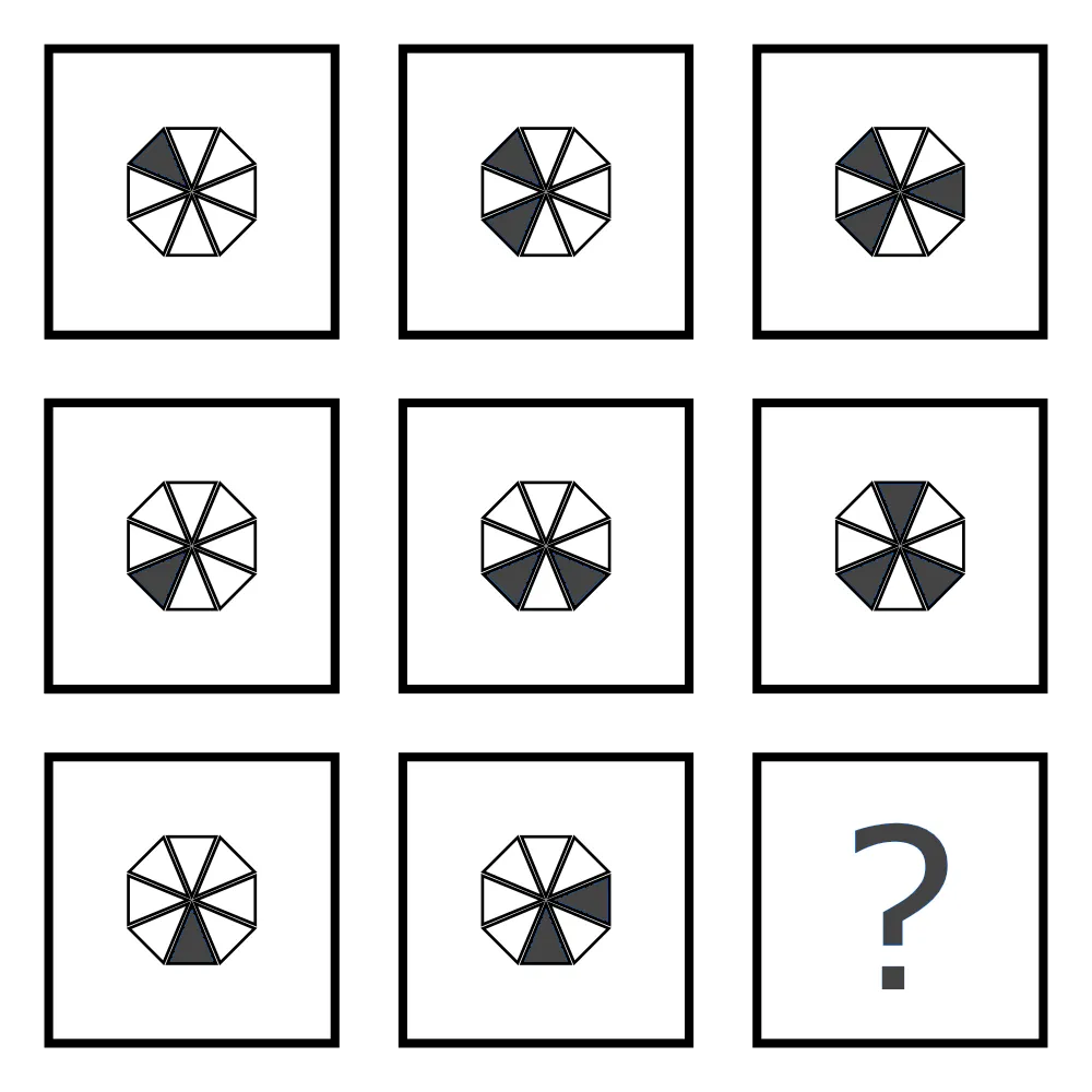 Choose the missing shape.
