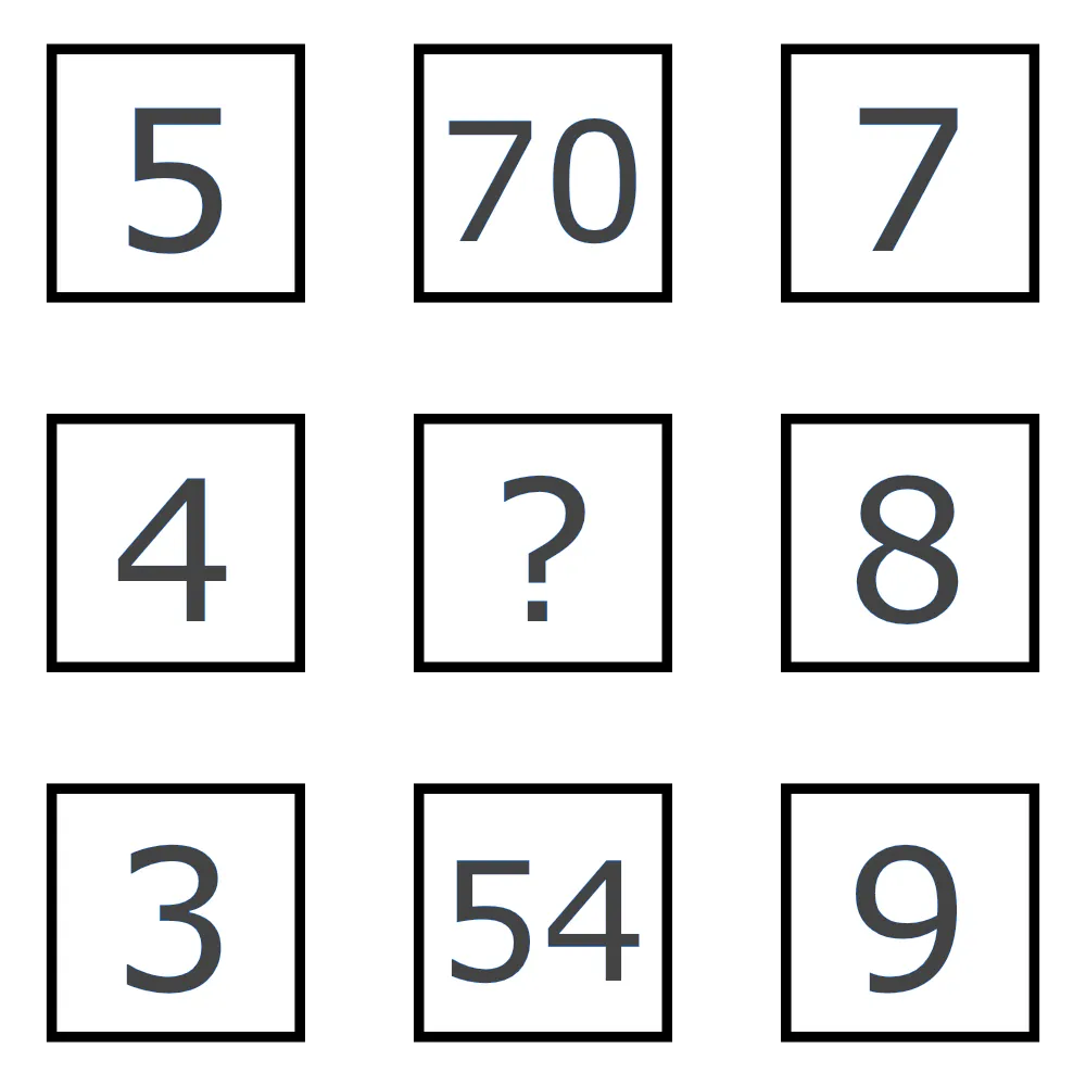 Choose the missing shape.