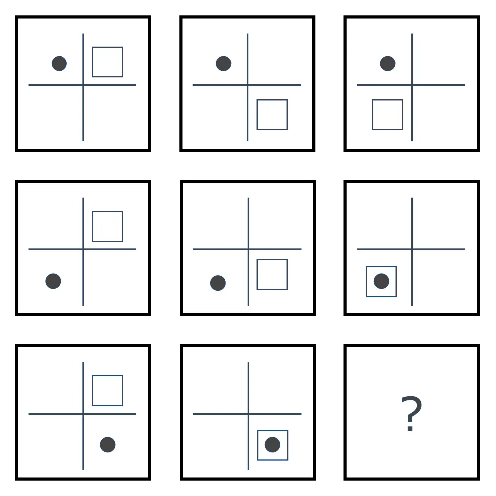 Choose the missing shape.