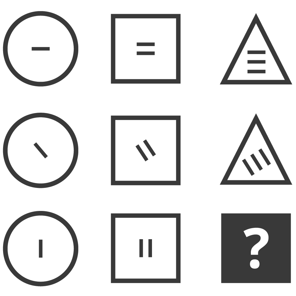 Choose the missing shape.