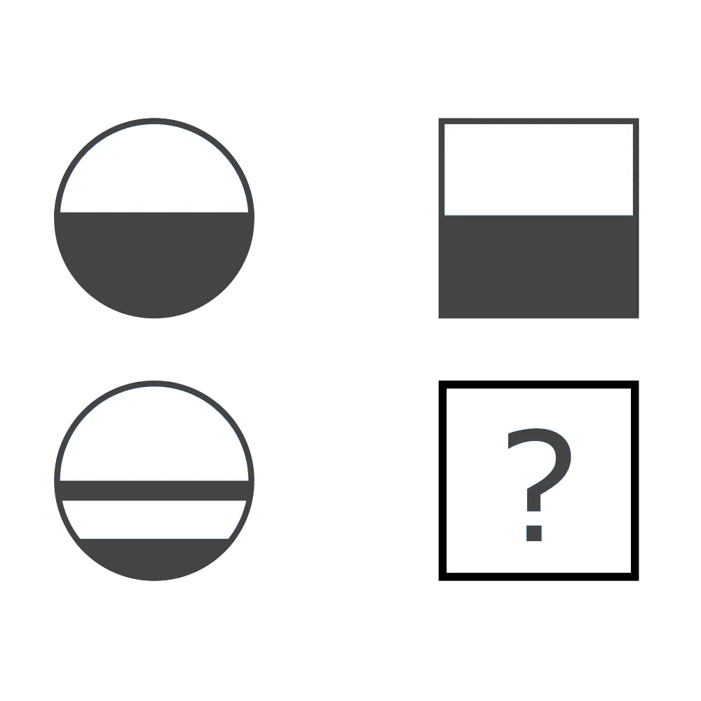 Choose the missing shape.