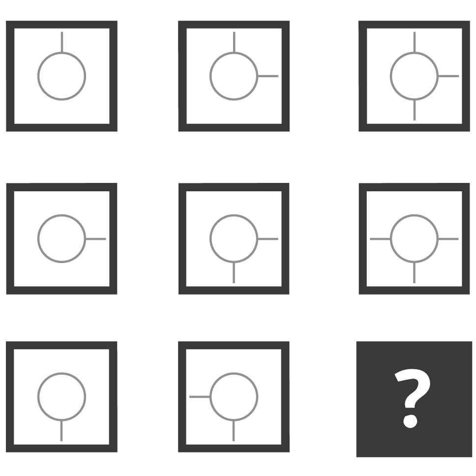 Choose the missing shape.