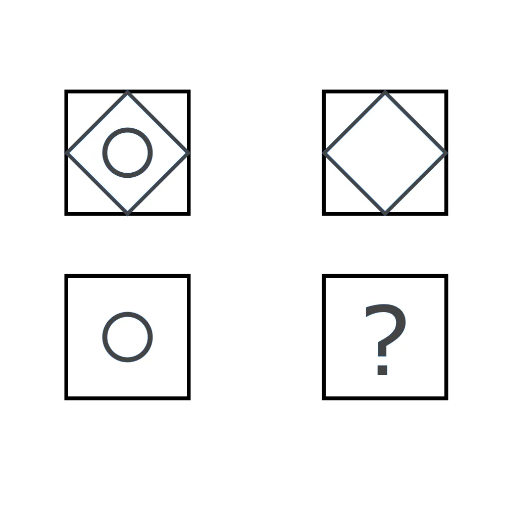 Choose the missing shape.