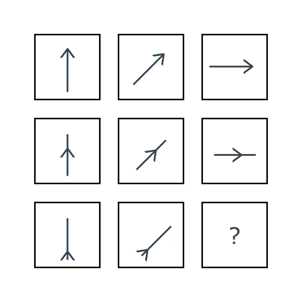 Choose the missing shape.